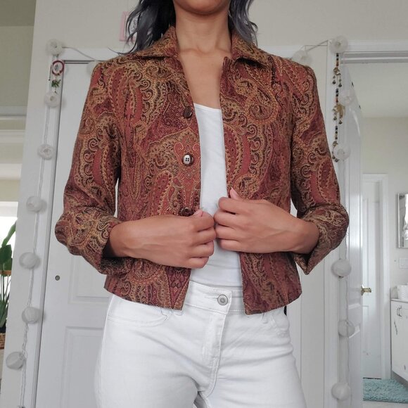 paisley whimsygoth boho blazer - Picture 1 of 4